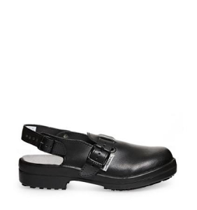ABEBA-Footwear, SB-Damen- u. Herren-Arbeits-Berufs-Sicherheits-Clogs, schwarz