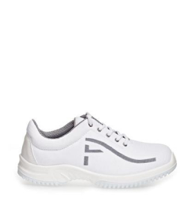 ABEBA-White-Line, UNI6-S3-Damen-und Herren-Sicherheits-Arbeits-Berufs-Schuhe, Halbschuhe, wei