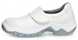 ABEBA-White-Line, S2-Damen- u. Herren-Sicherheits-Arbeits-Berufs-Slipper, wei