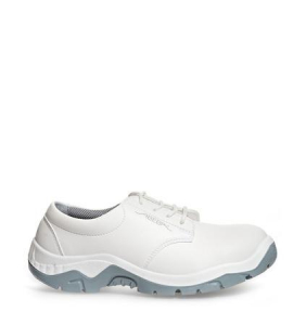 ABEBA-White-Line, S2-Damen- u. Herren-Sicherheits-Arbeits-Berufs-Schuhe, Halbschuhe, wei