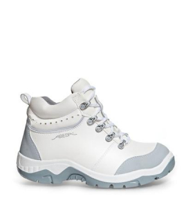 ABEBA-White-Line, S2-Damen- u. Herren-Sicherheits-Arbeits-Berufs-Schnrstiefel, wei