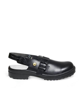 ABEBA-Footwear, SB-Damen- u. Herren-Arbeits-Berufs-Sicherheits-Clogs, schwarz