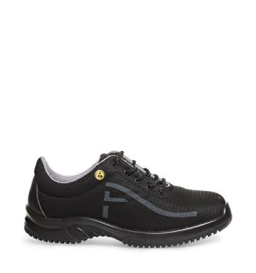 ABEBA-Footwear, UNI6-S3-ESD-Damen-und Herren-Sicherheits-Arbeits-Berufs-Schuhe, Halbschuhe, schwarz