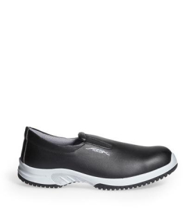 ABEBA-Footwear, UNI6-S3-ESD-Damen- u. Herren-Sicherheits-Arbeits-Berufs-Slipper, Halbschuhe, schwarz