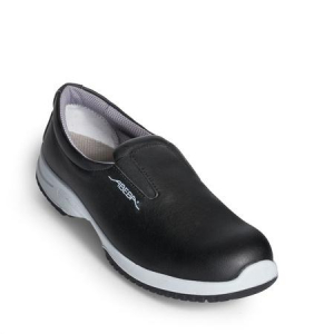 ABEBA-Footwear, UNI6-S3-ESD-Damen- u. Herren-Sicherheits-Arbeits-Berufs-Slipper, Halbschuhe, schwarz