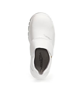 ABEBA-White-Line, S2-Damen- u. Herren-Sicherheits-Arbeits-Berufs-Schuhe, Halbschuhe, wei