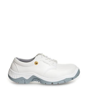 ABEBA-White-Line, S2-Damen- u. Herren-Sicherheits-Arbeits-Berufs-Schuhe, Halbschuhe, wei