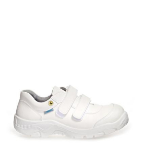 ABEBA-White-Line, S2-Damen- u. Herren-Sicherheits-Arbeits-Berufs-Schuhe, Halbschuhe, wei