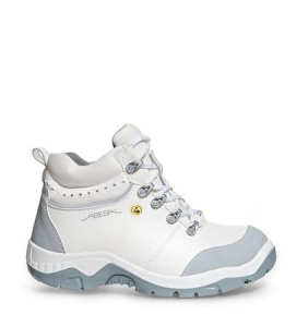 ABEBA-White-Line, S2-Damen- u. Herren-Arbeits-Berufs-Sicherheits-Schuhe, wei