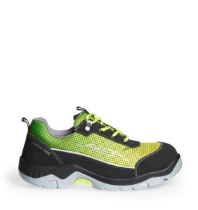 ABEBA-Footwear, S3-Damen- u. Herren-Sicherheits-Arbeits-Berufs-Schuhe, Halbschuhe, ESD, gelb/grn