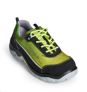 ABEBA-Footwear, S3-Damen- u. Herren-Sicherheits-Arbeits-Berufs-Schuhe, Halbschuhe, ESD, gelb/grn