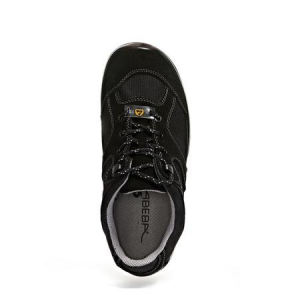 ABEBA-Footwear, O1-Uni6-Damen- und Herren-Arbeits-Berufs-Schuhe, ESD, schwarz