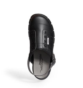 ABEBA-Footwear, OB-A-micro-Damen-und Herren, Arbeits-Berufs-Clogs, schwarz