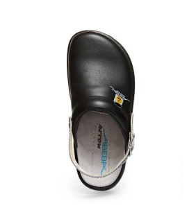 ABEBA-Footwear, OB-Damen- und Herren-Arbeits-Berufs-Clogs, schwarz