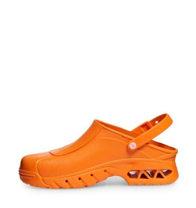 ABEBA-Footwear, OB-Damen- und Herren-Arbeits-Berufs-Clogs, orange