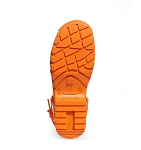 ABEBA-Footwear, OB-Damen- und Herren-Arbeits-Berufs-Clogs, orange