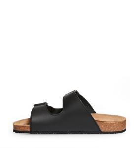 ABEBA-Footwear, OB-Damen- u. Herren-Arbeits-Berufs-Pantoletten, schwarz