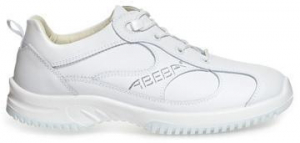 ABEBA-Withe-Line, O2-Uni6-Damen- und Herren-Arbeits-Berufs-Schuhe, wei