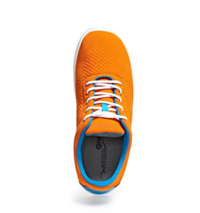 ABEBA-Footwear, UNI6-O1-Damen und Herren-Arbeits-Berufs-Schuhe, Schnrschuhe, orange