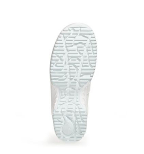 ABEBA-Withe-Line, O2-Uni6-Damen- und Herren-Arbeits-Berufs-Schuhe, wei