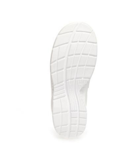ABEBA-White-Line, X-LIGHT-S2-Damen- u. Herren-Sicherheits-Arbeits-Berufs-Slipper, Halbschuhe, wei