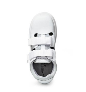 ABEBA-White-Line, X-LIGHT-S1-Damen- u. Herren-Sicherheits-Arbeits-Berufs-Sandalen, wei