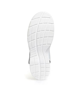 ABEBA-White-Line, X-LIGHT-S1-Damen- u. Herren-Sicherheits-Arbeits-Berufs-Sandalen, wei