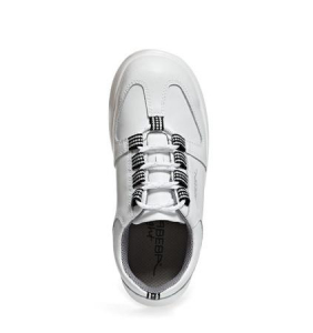 ABEBA-White-Line, X-LIGHT-S2-Damen- u. Herren-Sicherheits-Arbeits-Berufs-Schuhe, wei