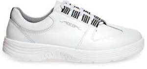 ABEBA-Withe-Line, X-LIGHT-O2-Damen-und Herren-Arbeits-Berufs-Schuhe, Schnrschuhe, wei
