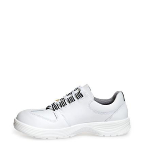 ABEBA-White-Line, X-LIGHT-S2-Damen- u. Herren-Sicherheits-Arbeits-Berufs-Schuhe, ESD, wei