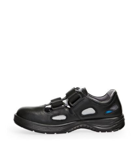ABEBA-Footwear, X-LIGHT-S1-Damen- u. Herren-Sicherheits-Arbeits-Berufs-Sandalen, ESD, schwarz
