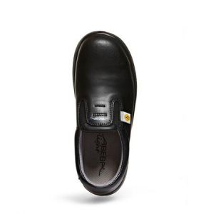 ABEBA-Footwear, X-LIGHT-S2-Damen- u. Herren-Sicherheits-Arbeits-Berufs-Slipper, ESD, schwarz