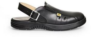 ABEBA-Footwear, X-LIGHT-SB-Damen-und Herren-Arbeits-Berufs-Clogs, ESD, schwarz