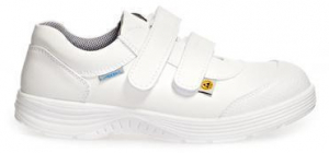 ABEBA-White-Line, X-LIGHT-S2-Damen- u. Herren-Sicherheits-Arbeits-Berufs-Schuhe, Halbschuhe, wei