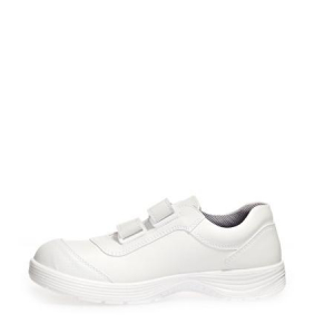 ABEBA-White-Line, X-LIGHT-S2-Damen- u. Herren-Sicherheits-Arbeits-Berufs-Schuhe, Halbschuhe, wei