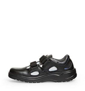 ABEBA-Footwear, X-LIGHT-O1-Damen-und Herren-Arbeits-Berufs-Sandalen, ESD, schwarz