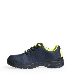 ABEBA-Footwear, X-LIGHT-S3-Damen- u. Herren-Sicherheits-Arbeits-Berufs-Schuhe, ESD, schwarz/neongelb