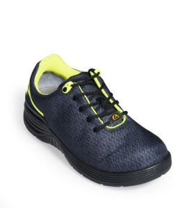 ABEBA-Footwear, X-LIGHT-S3-Damen- u. Herren-Sicherheits-Arbeits-Berufs-Schuhe, ESD, schwarz/neongelb