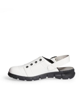 ABEBA-Dynamic-OB-A-micro-Damen- u. Herren-Arbeits-Berufs-Clogs, wei/schwarz