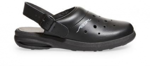 ABEBA-Footwear, OB-Damen- u. Herren-Arbeits-Berufs-Clogs, Easy, schwarz