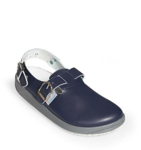 ABEBA-Footwear, OB-Damen- u. Herren-Arbeits-Berufs-Clogs, marine
