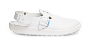 ABEBA-Withe-Line, OB-A-micro-Damen- und -Arbeits-Berufs-Clogs, wei