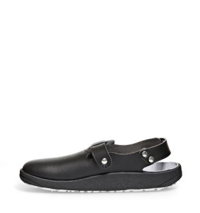 ABEBA-Footwear, OB-A-micro-Damen- und Herren-Arbeits-Berufs-Clogs, schwarz