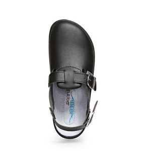ABEBA-Footwear, OB-A-micro-Damen- und Herren-Arbeits-Berufs-Clogs, schwarz