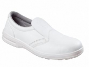 BIG TEXXOR-White-Line, S2 Arbeits-Sicherheits-Slipper, Grenoble, wei