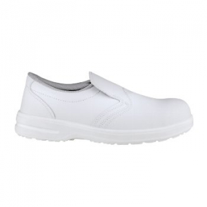 BIG TEXXOR-White-Line, S2 Arbeits-Sicherheits-Slipper, Grenoble, wei