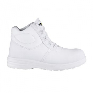BIG-TEXXOR-White-Line, S2-Sicherheits-Arbeits-Berufs-Schuhe, Schn�rstiefel, Montpellier, wei�