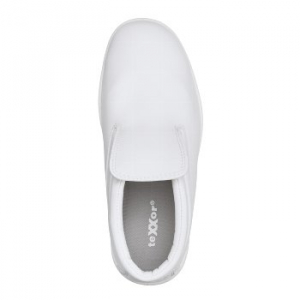 BIG-TEXXOR-White-Line, S2-Arbeits-Berufs-Sicherheits-Slipper, Lens, hoch, wei�