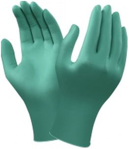 ANSELL-Hand-Schutz, Einweg-Nitril-Untersuchungs-Einmal-Handschuhe, TOUCHNTUFF, 92-605, Pkg � 100 St�ck, VE = 10 Pkg, gr�n