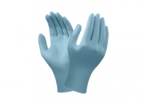 ANSELL-Hand-Schutz, Einweg-Nitril-Untersuchungs-Einmal-Handschuhe, TOUCHNTUFF, 92-670, hellblau
